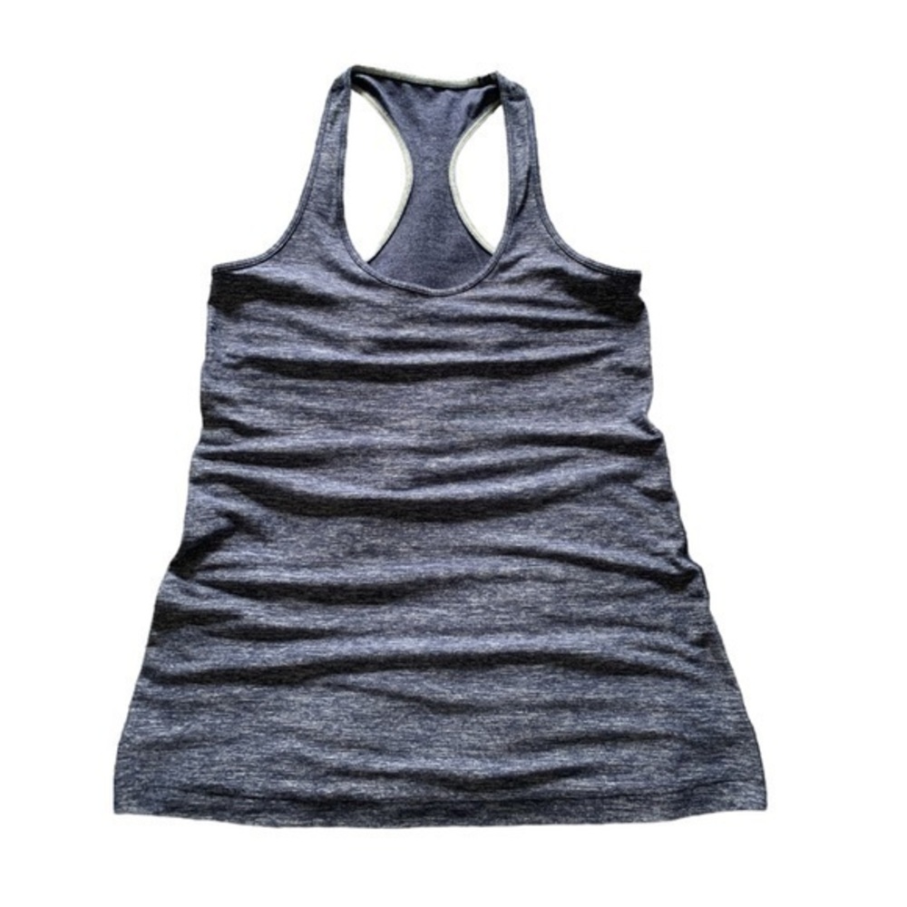 Women's Lululemon Athleisure Blue Racerback Pullover Tank Top Size M/L EUC #6361